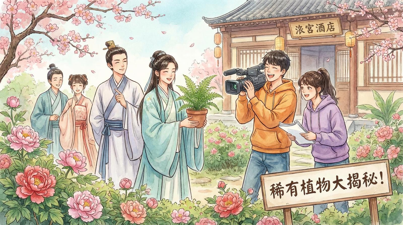 同人动漫植物短视频