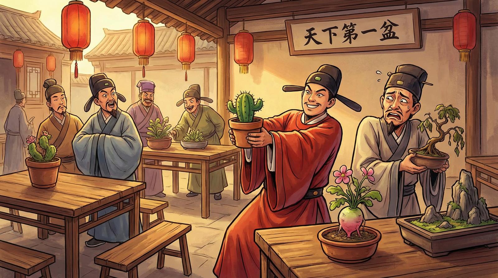 同人动漫多肉植物造景视频分享